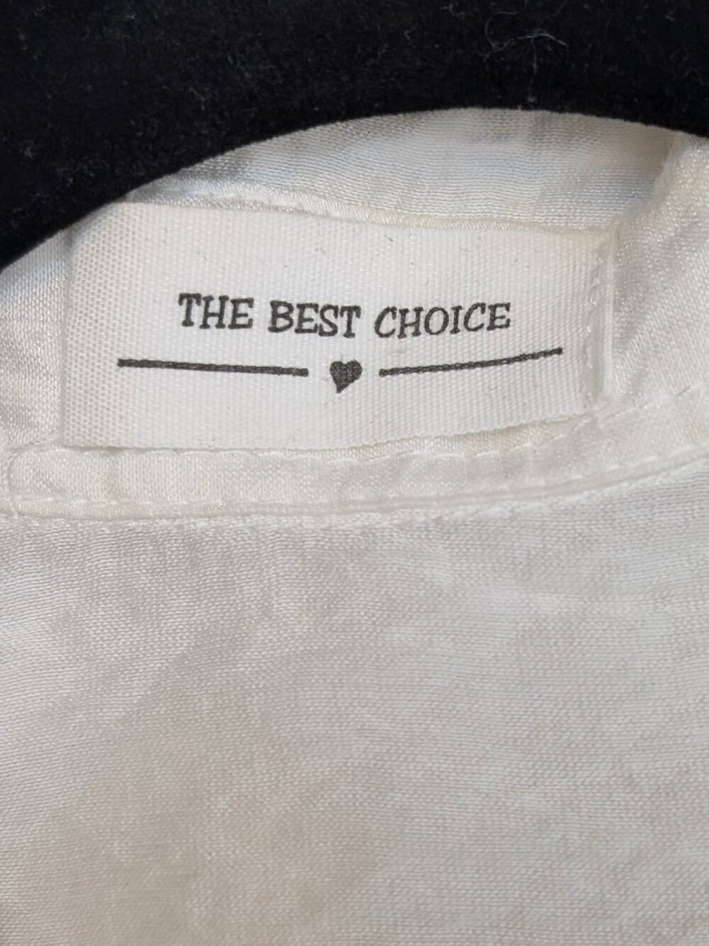 White Textured Buttoned Blouse - Picture 8 of 8